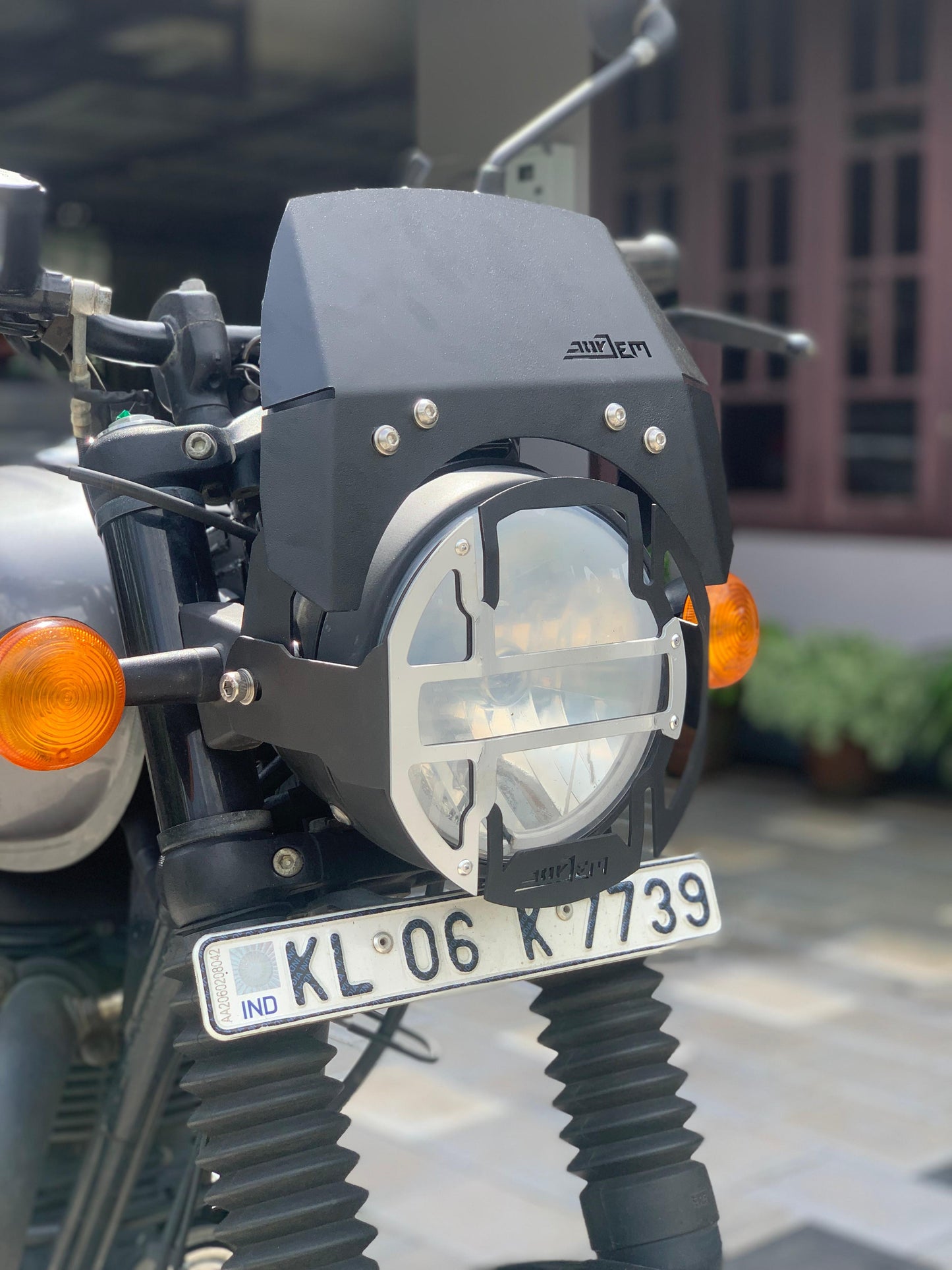 hunter 350 metal visor