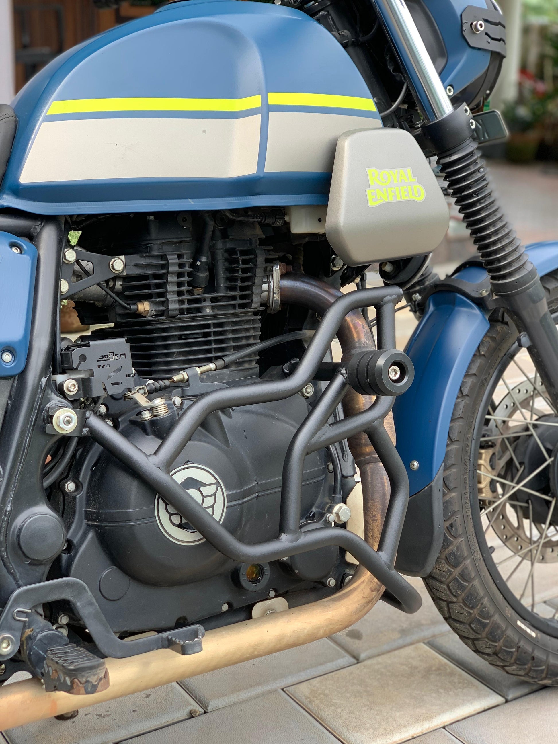 royal enfield scram 411 crash guard