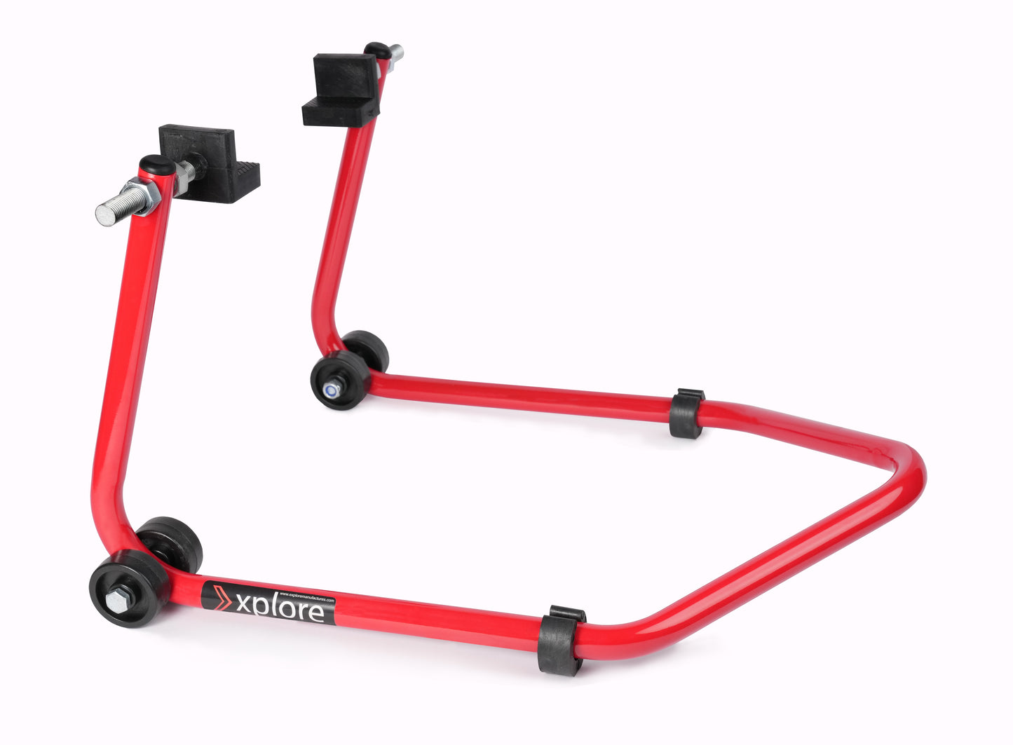 Explore High Quality Universal Paddock Stand With Swingarm L Supports For All Bikes Upto 250kg Weight