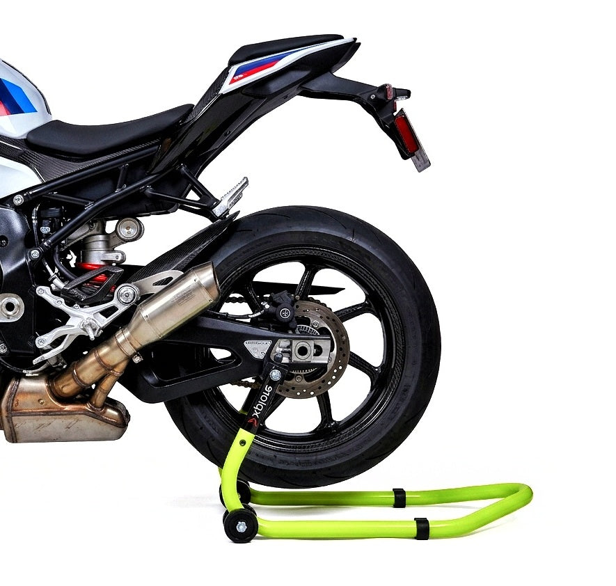 Explore High Quality Universal Paddock Stand With Swingarm L Supports For All Bikes Upto 350kg Weight