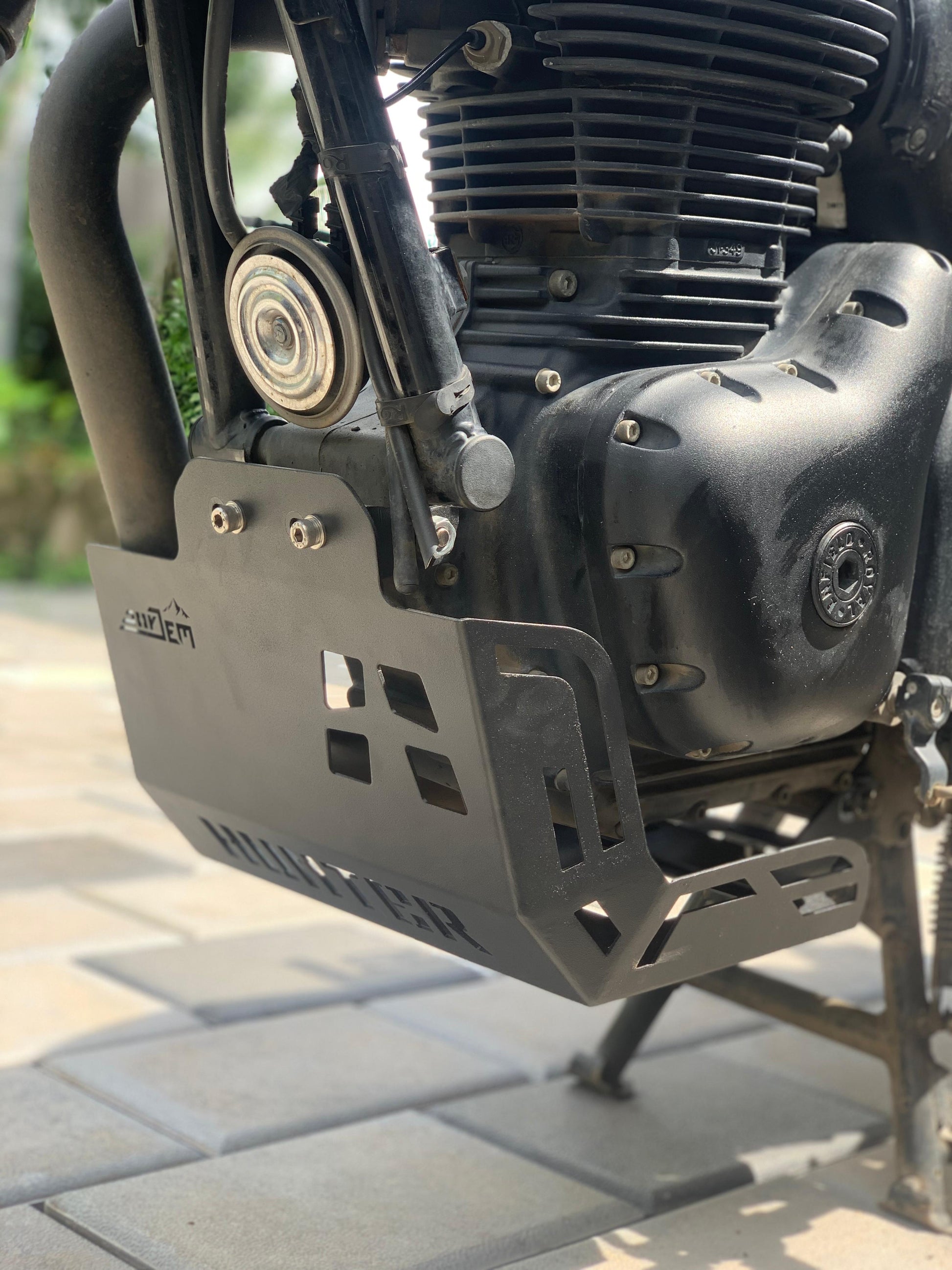 hunter 350 bash plate