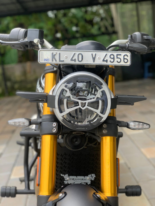triumph speed 400 headlight grill