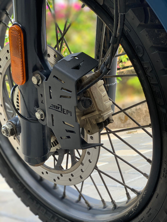 Front disc guard for himalayan scram 411