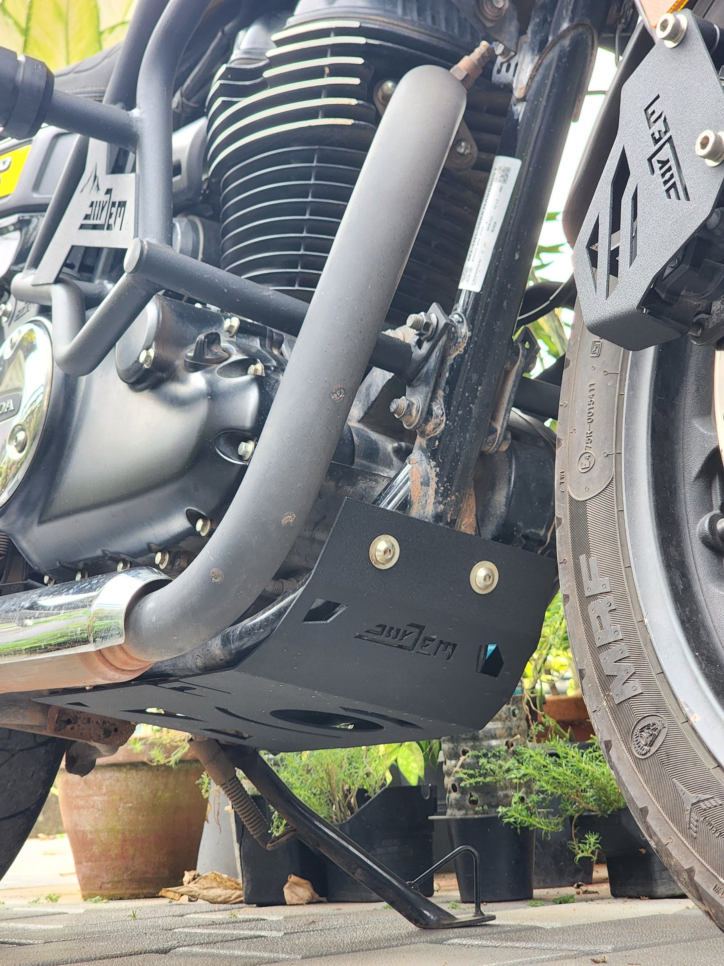 cb350rs bash plate